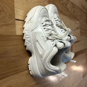 Fila disruptor white sneakers 8